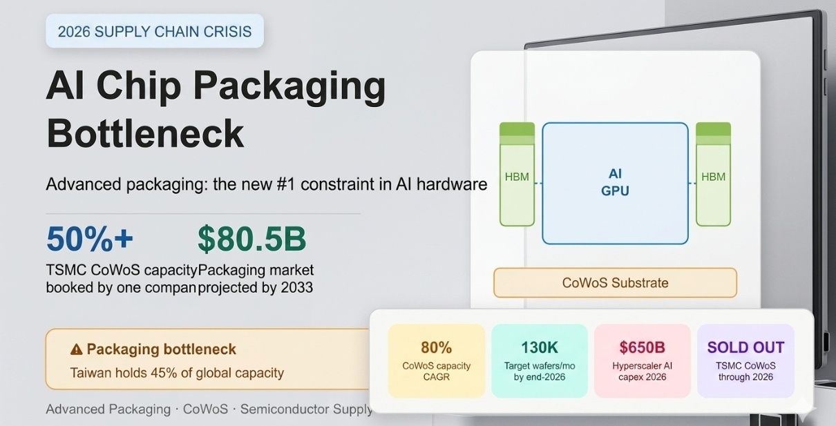 AI chip packaging bottleneck