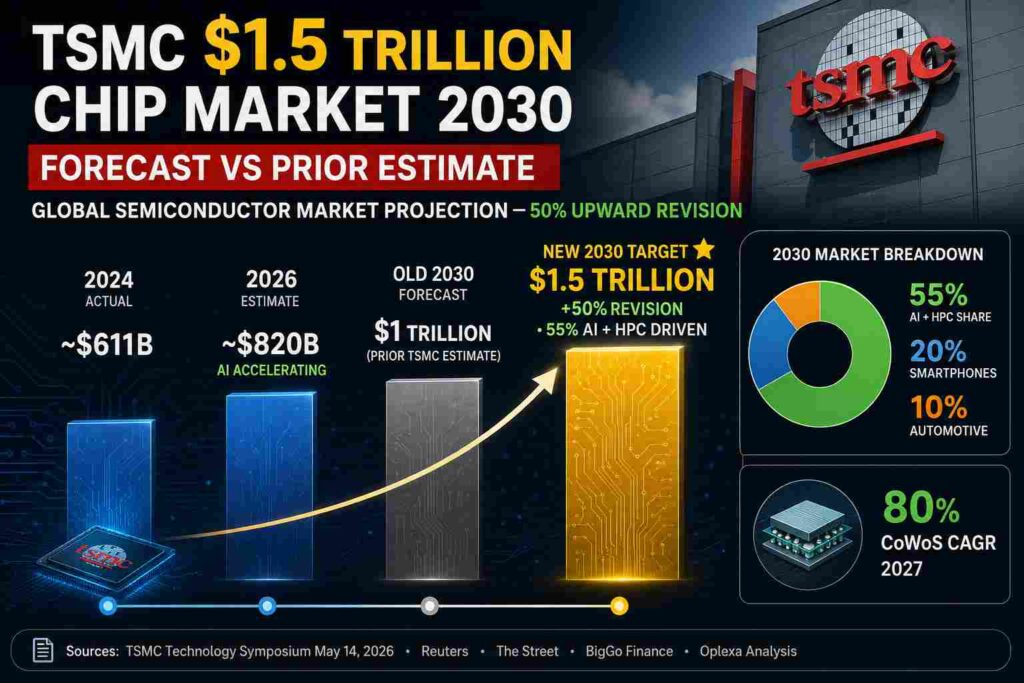 TSMC $1.5 trillion chip market 2030